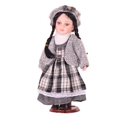 Doll porcelánová panenka Lucy 30 cm