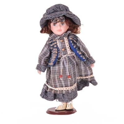 Doll porcelánová panenka Doria 30 cm