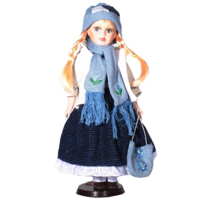 Doll porcelánová panenka Benny 40 cm