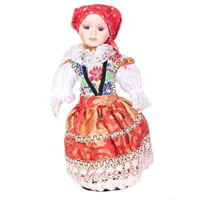 DOLL porcelánová panenka v kroji Zoe 30cm