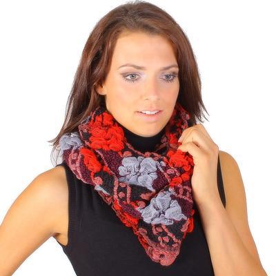 Moderní červený šátek Melissa D1 - 1