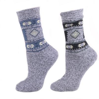 Dámské zimní ponožky D2d modré 39-42, 39-42