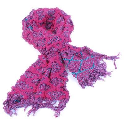 Teplý růžový šátek Lisa C5