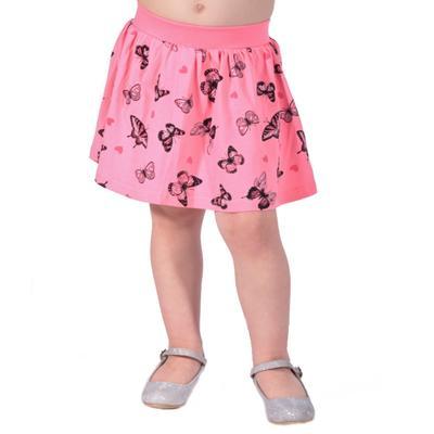Dětská sukně s motýlama Stela světle růžová - 122, 122 - 1