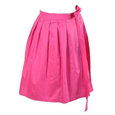 Růžová zavinovací sukně Karmen bez potisku - 1
