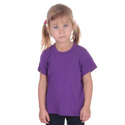 Fialové dětské tričko krátký rukáv Laura od 122-146 - 1