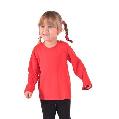 Dětské tričko dlouhý rukáv Marlen červené od 98-116 - 1