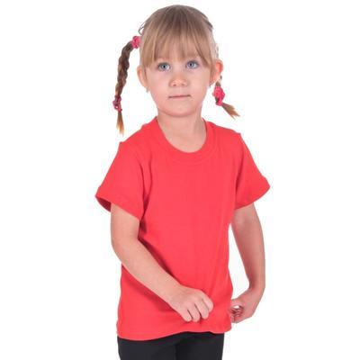 Červené dětské tričko krátký rukáv Laura od 98-116 - 1