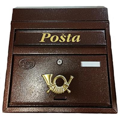 Poštovní schránka Diana hnědá - 1