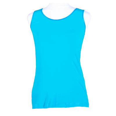 Modré tričko s širokými ramínky Jolana - 36, 36 - 1