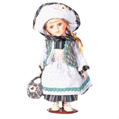 DOLL porcelánová panenka Avrill 30cm