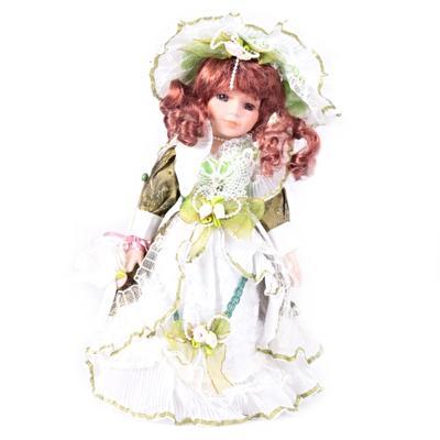DOLL porcelánová panenka v zámeckých šatech Fabiana 30 cm