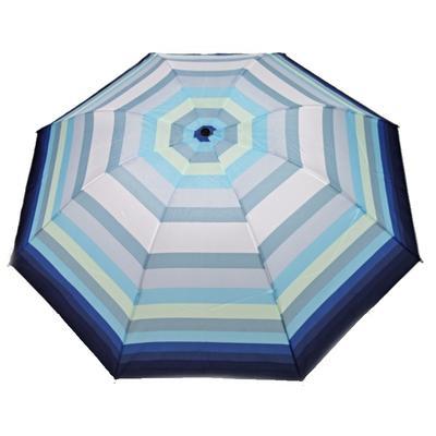 Skládací pruhovaný deštník Danken modrý - 1