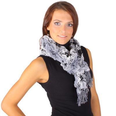 Zimní šátek Mett černý C5 - 1
