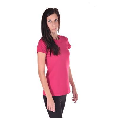 Dámské jednobarevné tričko Linty růžové - 40, 40 - 1
