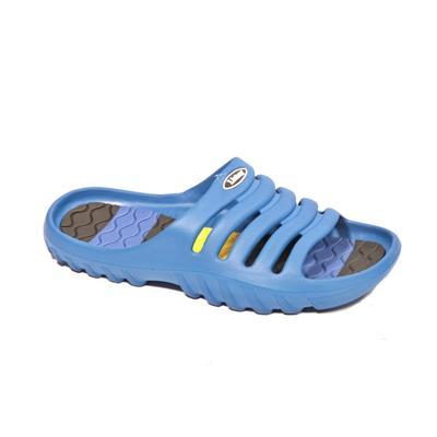 Nadměrné pánské gumové pantofle Aron světle modré