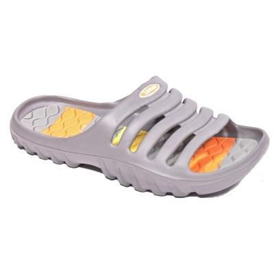 Nadměrné pánské gumové pantofle Aron šedé - 46, 46