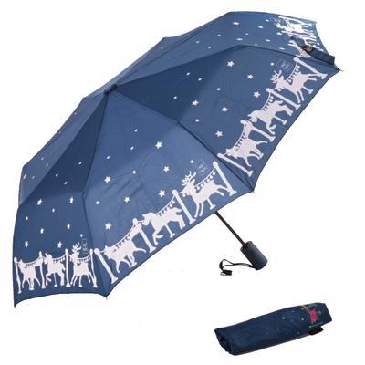 Malý skládací deštník Sob modrý - 1