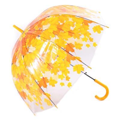 Průhledný deštník Podzim žlutý - 1