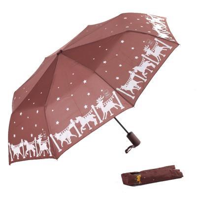 Malý skládací deštník Sob hnědý - 1