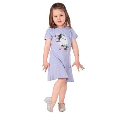Dětské letní šaty Hors šedé - 128, 128 - 1
