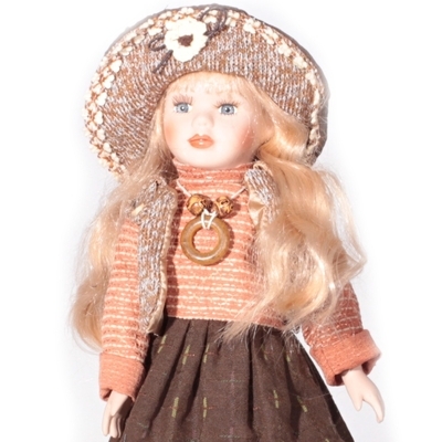 Doll porcelánová panenka Jasmína 40 cm - 1