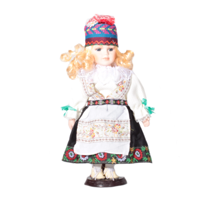 Doll porcelánová panenka Kristina 30 cm