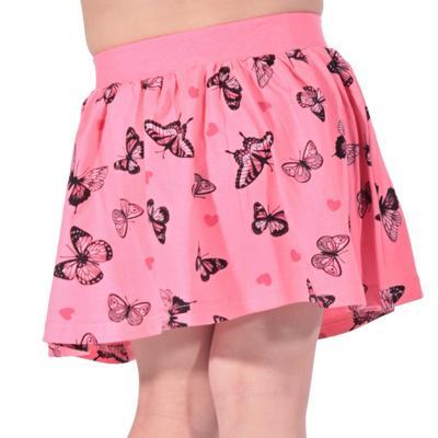 Dětská sukně s motýlama Stela světle růžová - 98, 98 - 2