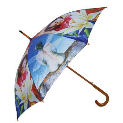 Luxusní dámský vystřelovací deštník Barbora - 2