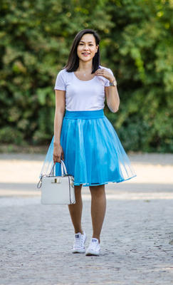 Modrá tutu sukně Adriana - 2