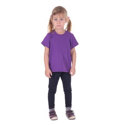 Fialové dětské tričko krátký rukáv Laura - 152, 152 - 2