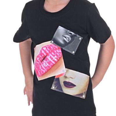 Dívčí tričko s moderní nášivkou Rozalie - 146, 146 - 2