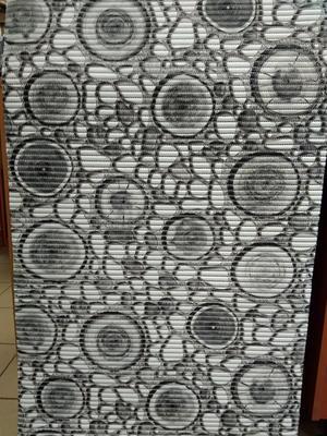 Gumová koupelnová rohož 65cm Hery v šedé barvě - 2