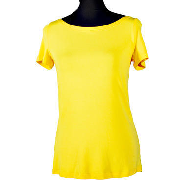 Žluté tričko s krátkým rukávem Celestina - 38, 38 - 2