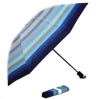 Skládací pruhovaný deštník Danken modrý - 2