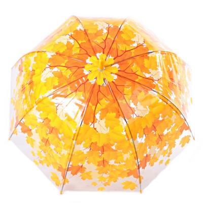 Průhledný deštník Podzim žlutý - 2