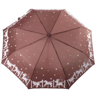 Malý skládací deštník Sob hnědý - 2