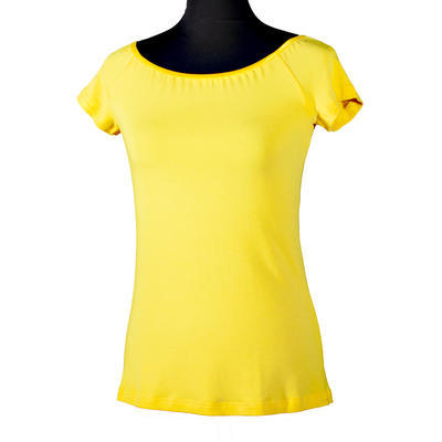 Žluté tričko s krátkým rukávem Marika - 3