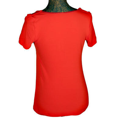 Červené tričko s krátkým rukávem Daniela - 3