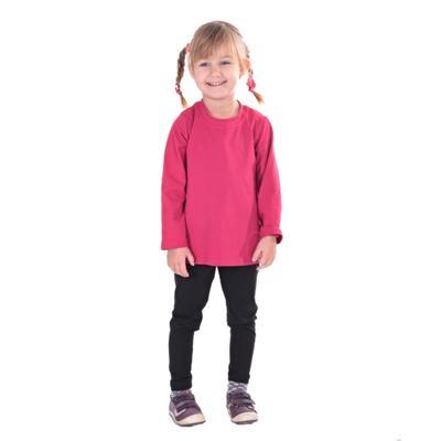 Růžové dětské tričko dlouhý rukáv Marlen od 122-146 - 3