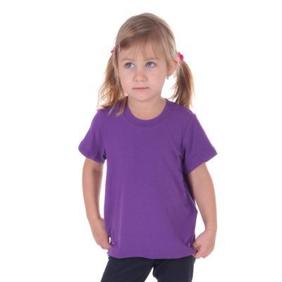 Fialové dětské tričko krátký rukáv Laura - 128, 128 - 3