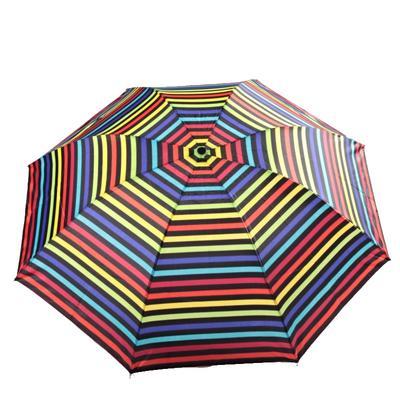 Skládací deštník Proužky červený - 3