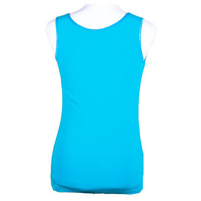 Modré tričko s širokými ramínky Jolana - 36, 36 - 3