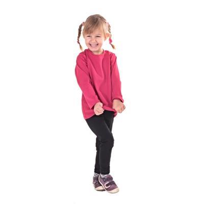 Růžové dětské tričko dlouhý rukáv Marlen od 122-146 - 4