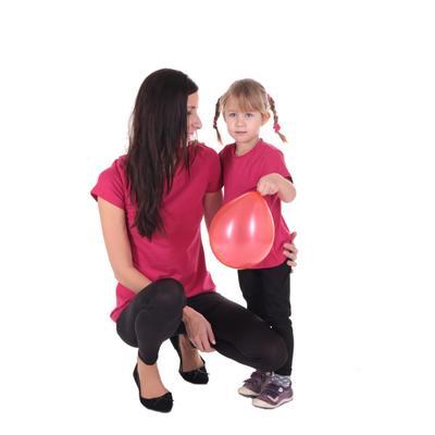 Růžové dětské tričko krátký rukáv Laura od 122-146 - 4