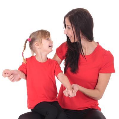 Červené dětské tričko krátký rukáv Laura od 98-116 - 4