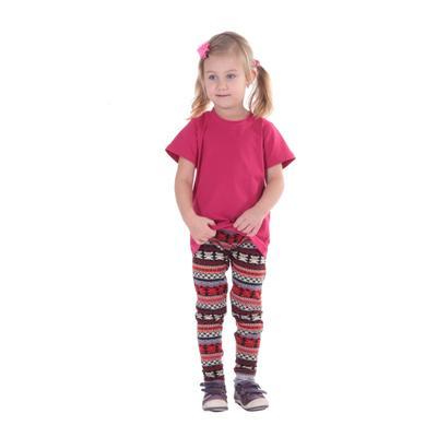 Růžové dětské tričko krátký rukáv Laura od 122-146 - 5