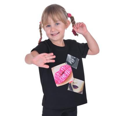 Dívčí tričko s moderní nášivkou Rozalie - 146, 146 - 5