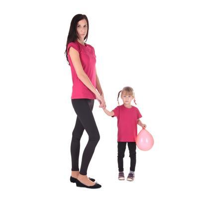 Růžové dětské tričko krátký rukáv Laura od 122-146 - 6